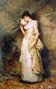Hamilton Hamiltyon Woman with a Fan France oil painting reproduction